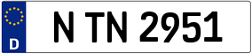 Truck License Plate